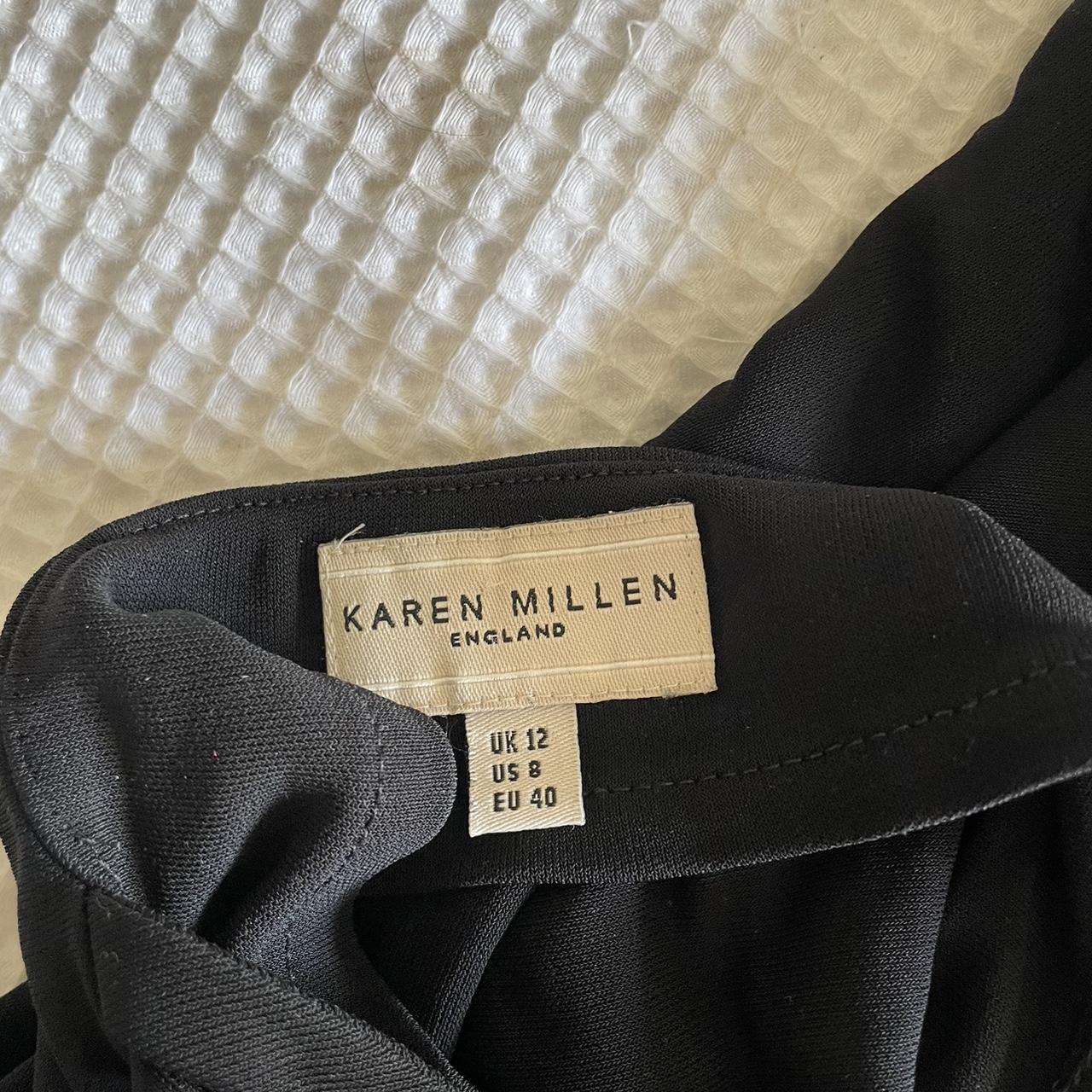 insane vintage early 2000s karen millen black vest... - Depop