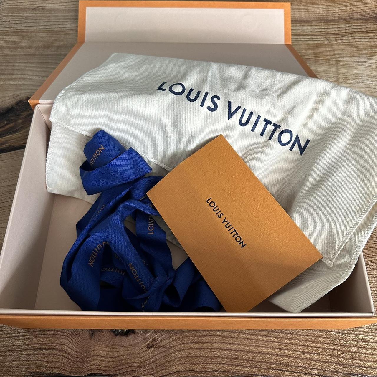 Louis Vuitton wallet box, dust bag and bag - Depop