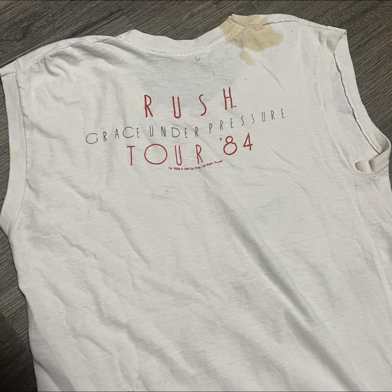 Vintage 1984 Rush sleeveless Grace under pressure...