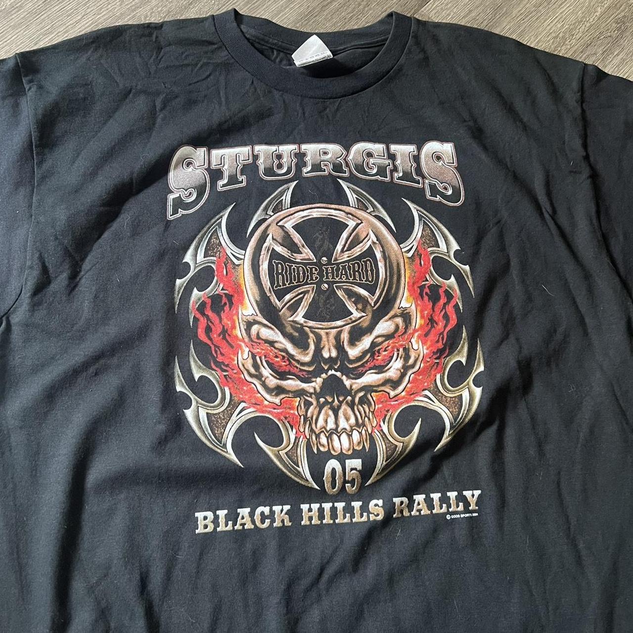 Y2K 2004/05 Sturgis biker rally tee. This shirt is... - Depop