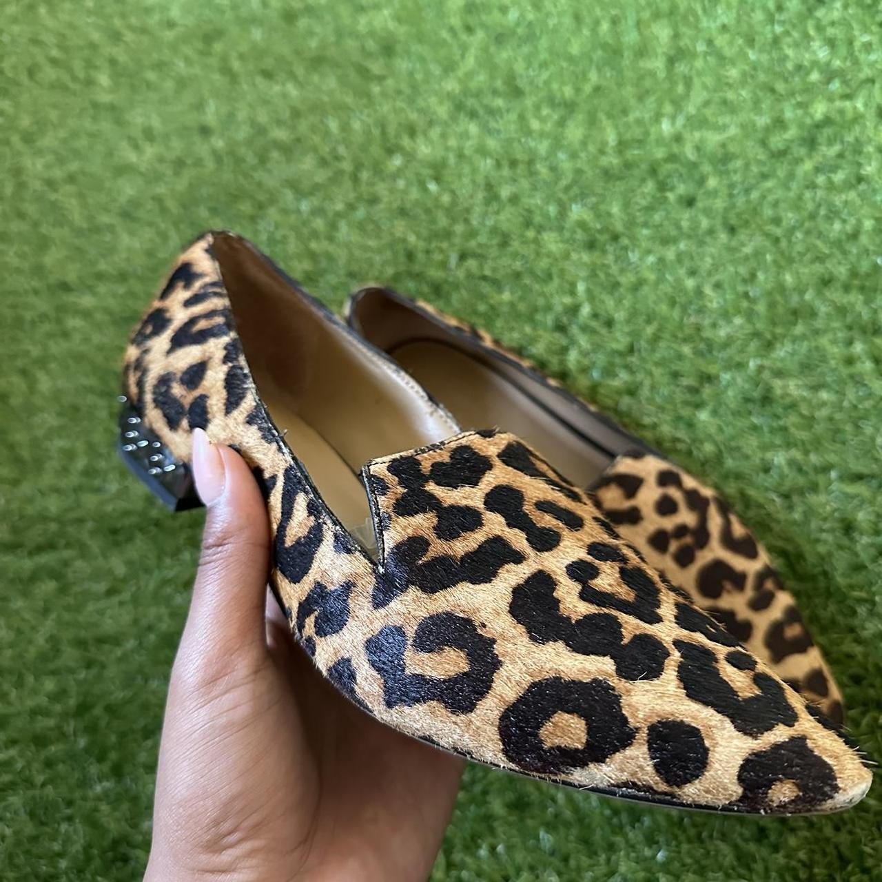 Franco Sarto leopard print flats Size 6 beautiful