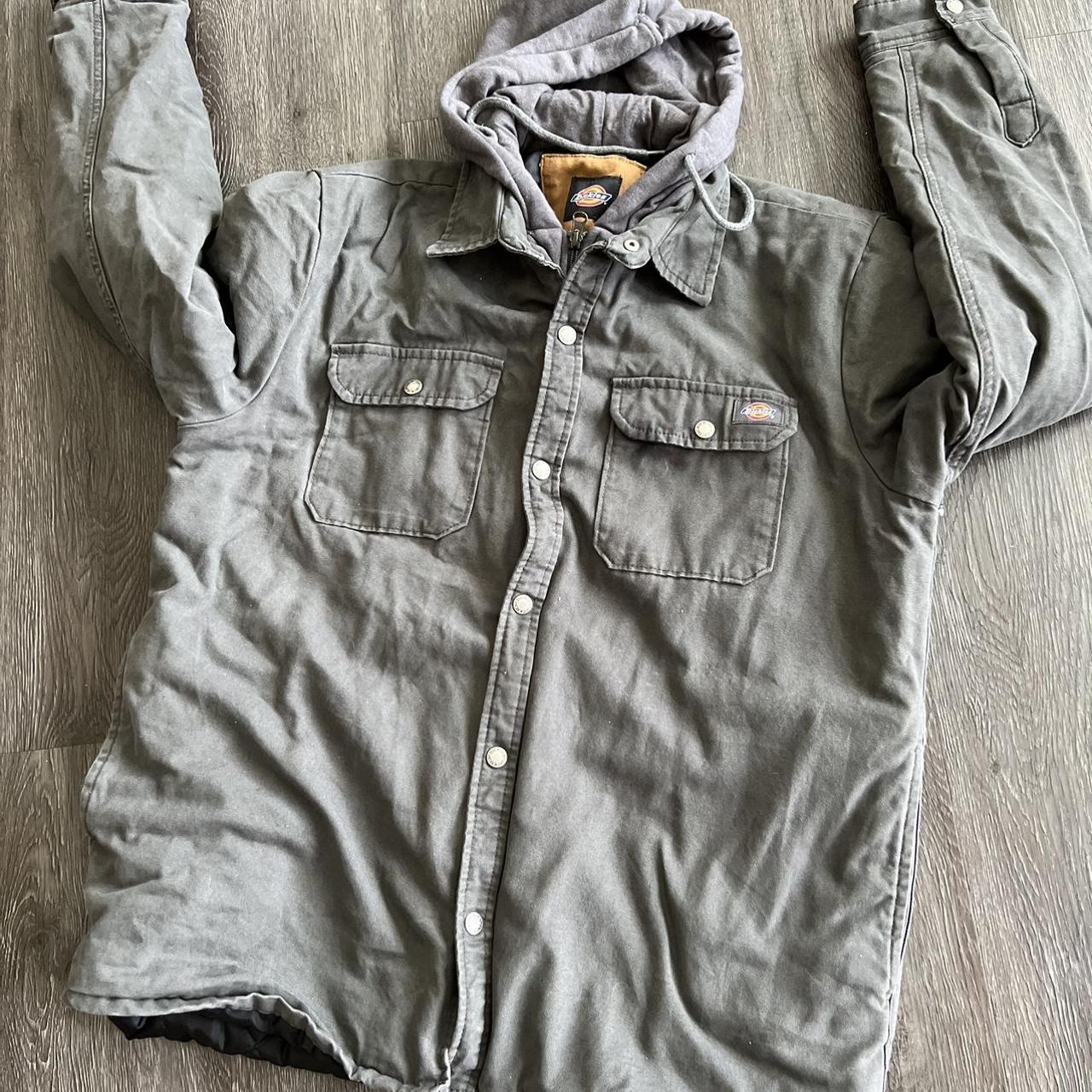 Dickies Men's Grey Jacket | Depop