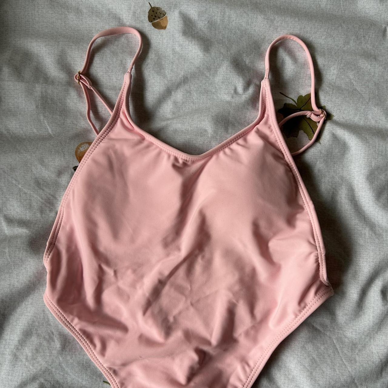 Pink gstring swimsuit bodysuit Size M but best for... - Depop