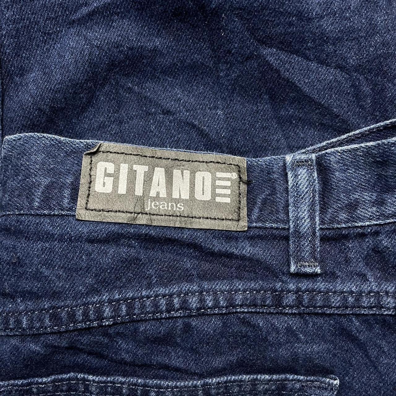 Gitano Men's Navy and Blue Jeans | Depop