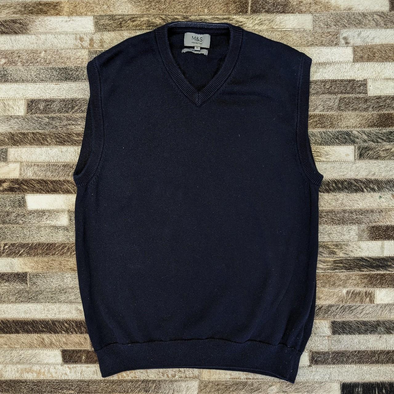 Pure Cotton Sleeveless Jumper, M&S Collection