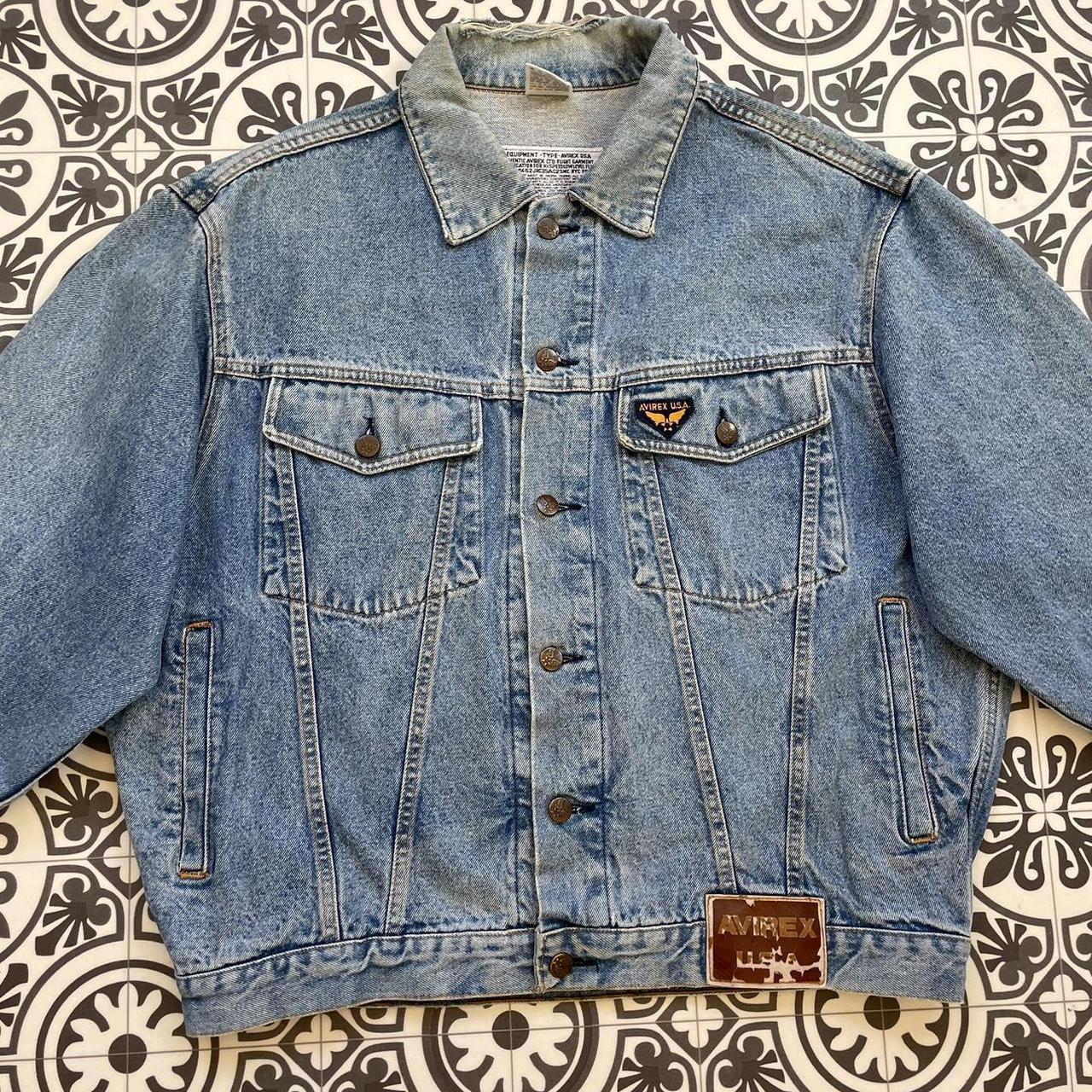 ジャケット・アウター 00s AVIREX mulch pocket denim jacket AVIREX(アヴィレックス) / TYPE BLUE IMPACT DENIM JACKET/2L