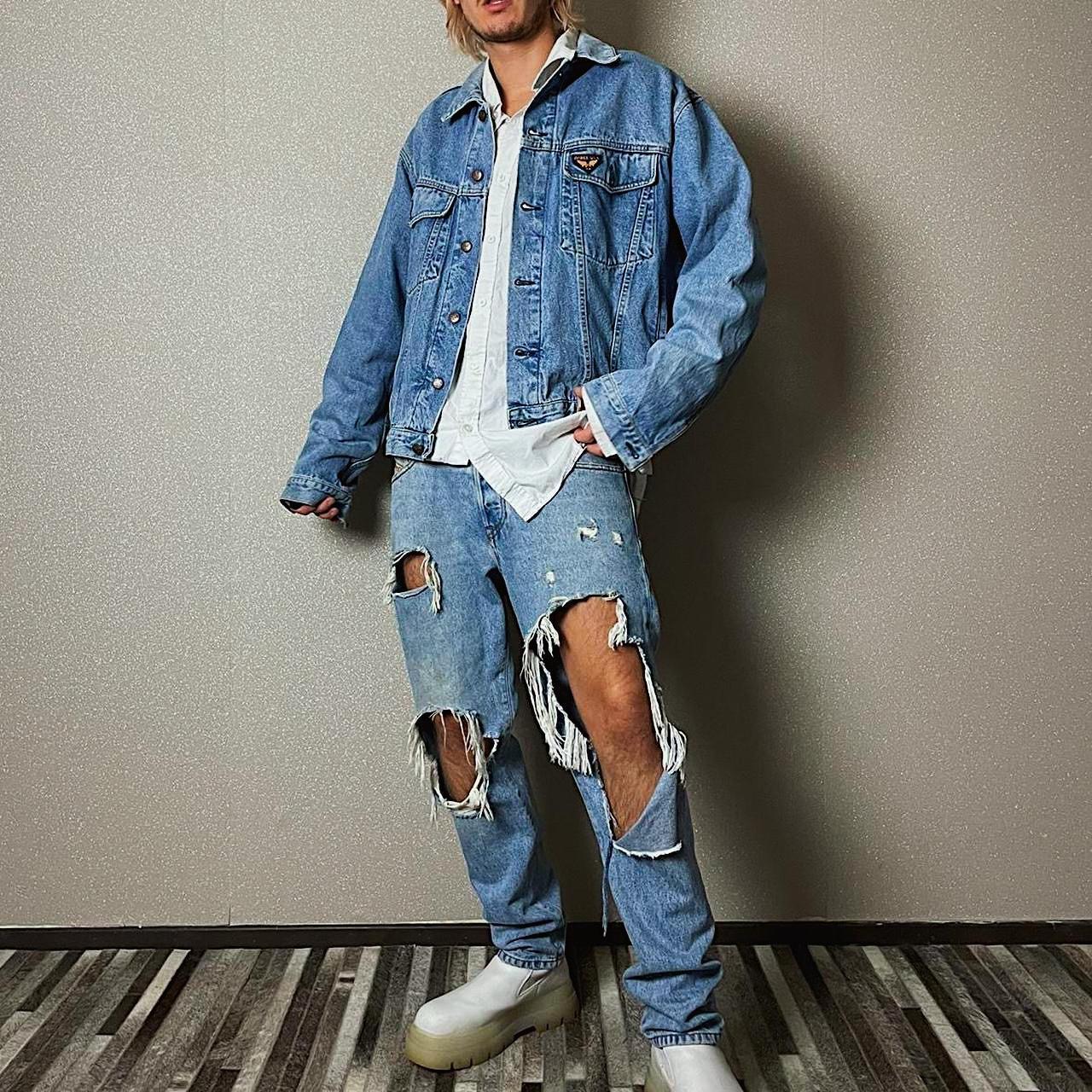 Avirex Denim Jacket Size🏷XL Measurements📏 23” P2P | Depop