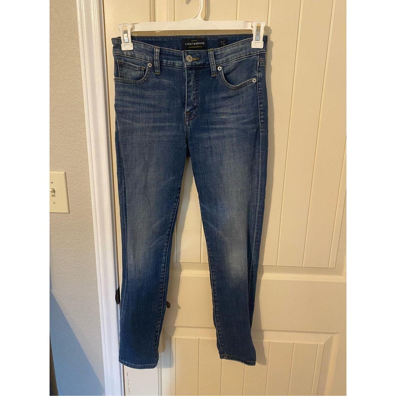 Lucky Brand Ava Mid Rise Skinny Jeans - Size