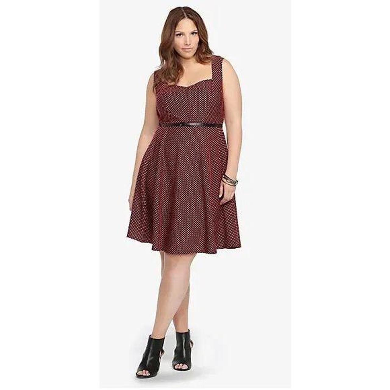 Torrid black and red clearance dress