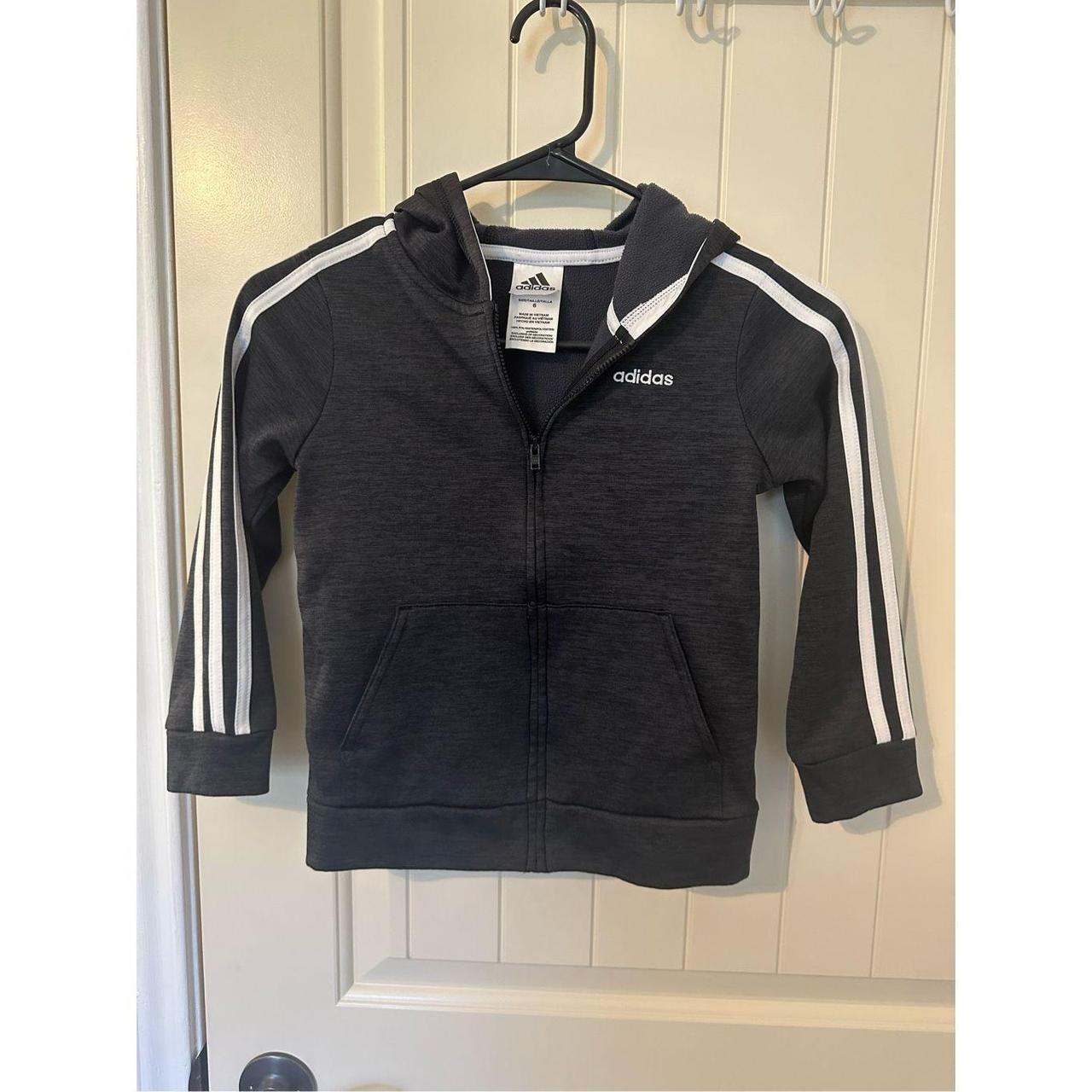 Boys adidas zip online hoodie