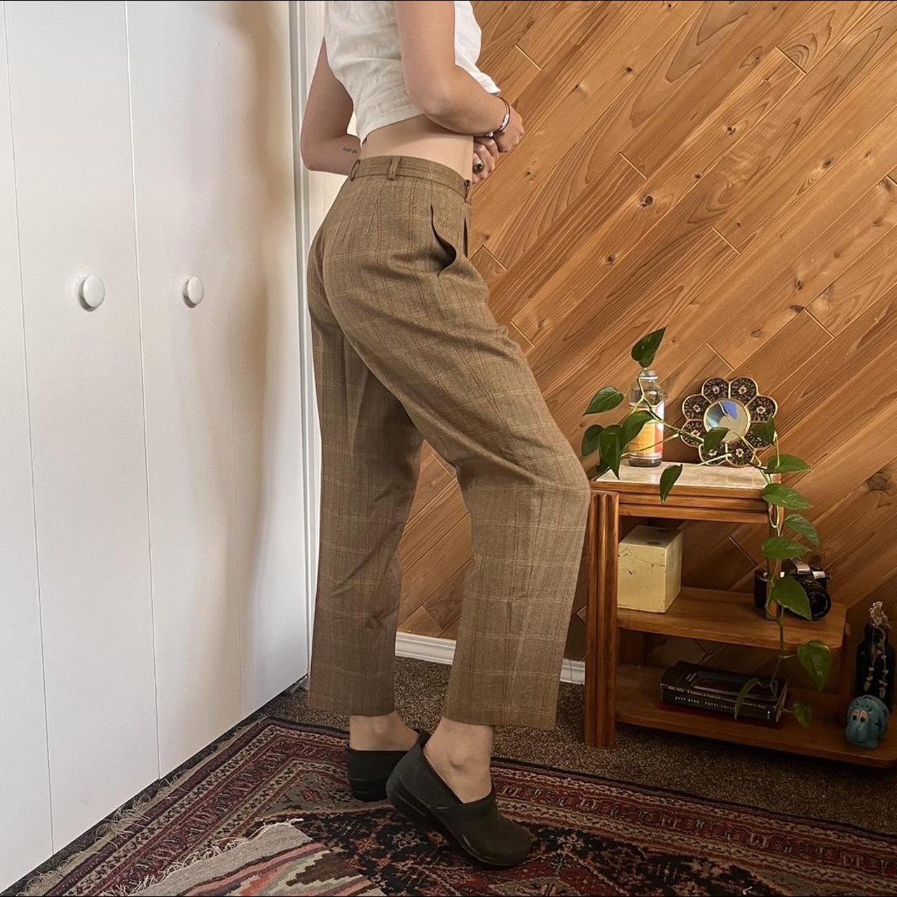 Vintage Womens 90s Wool Pants High Waisted Fully  Etsy  Vintage ladies Wool  pants Women