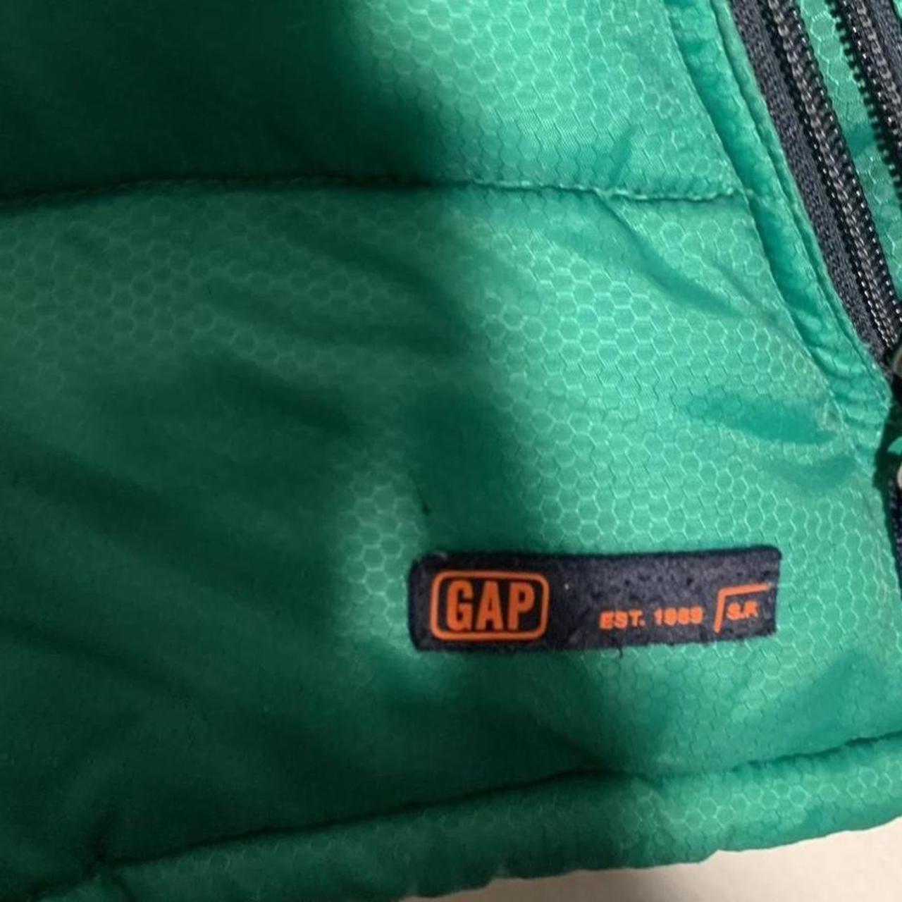 Gap Women's Green Gilet Depop