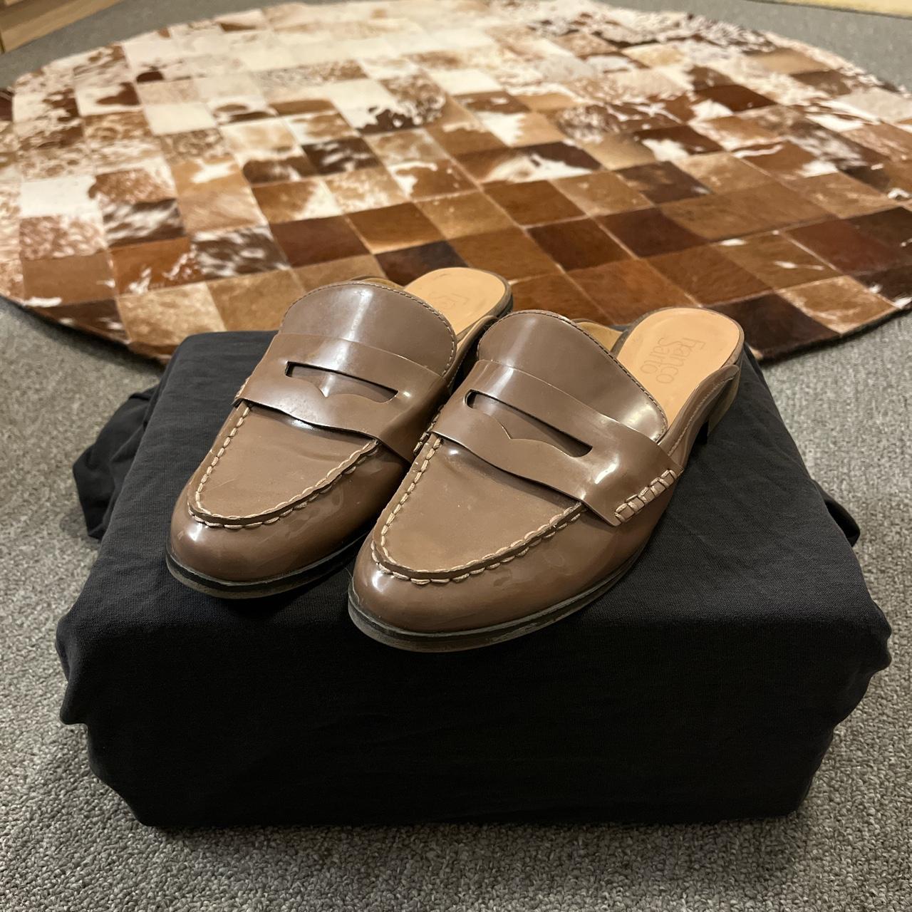 Light best sale tan mules