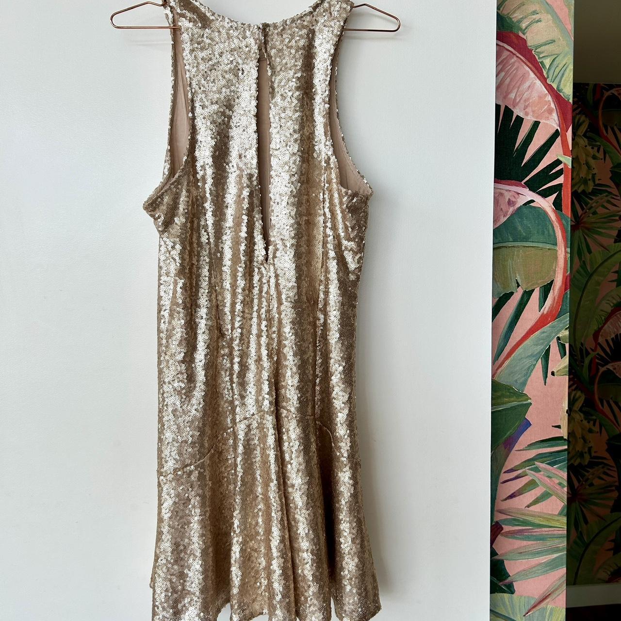 Free people gold sequin dress best sale