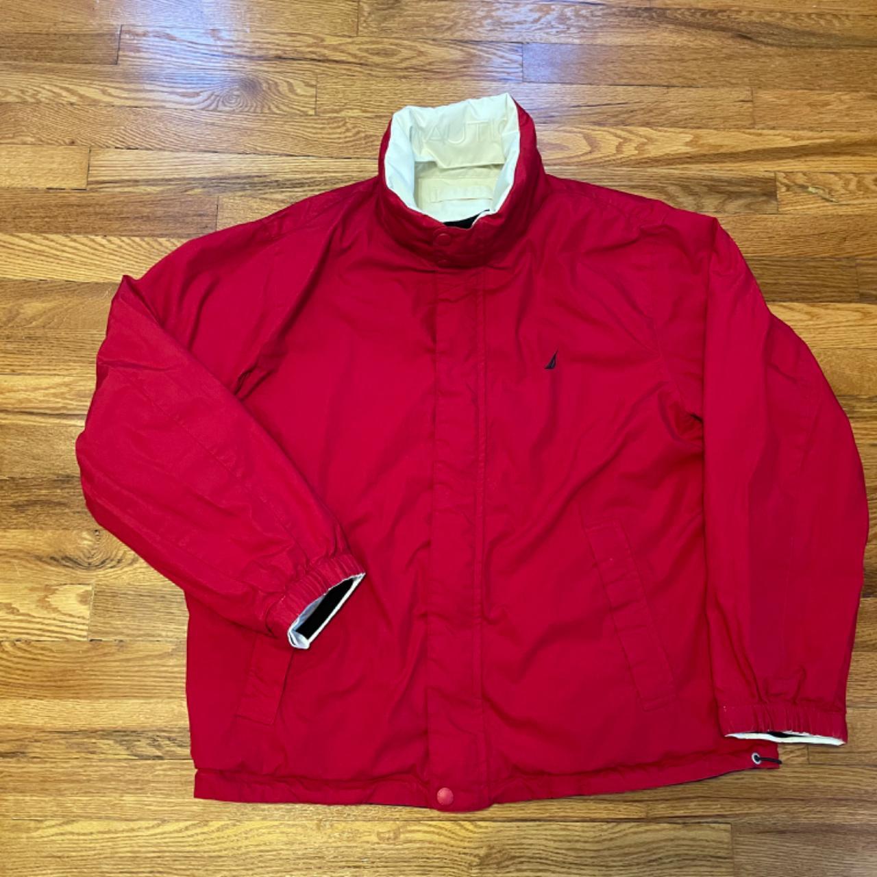 90s Reversible Nautica Challenge Hooded Coat Zip up Jacket Winter