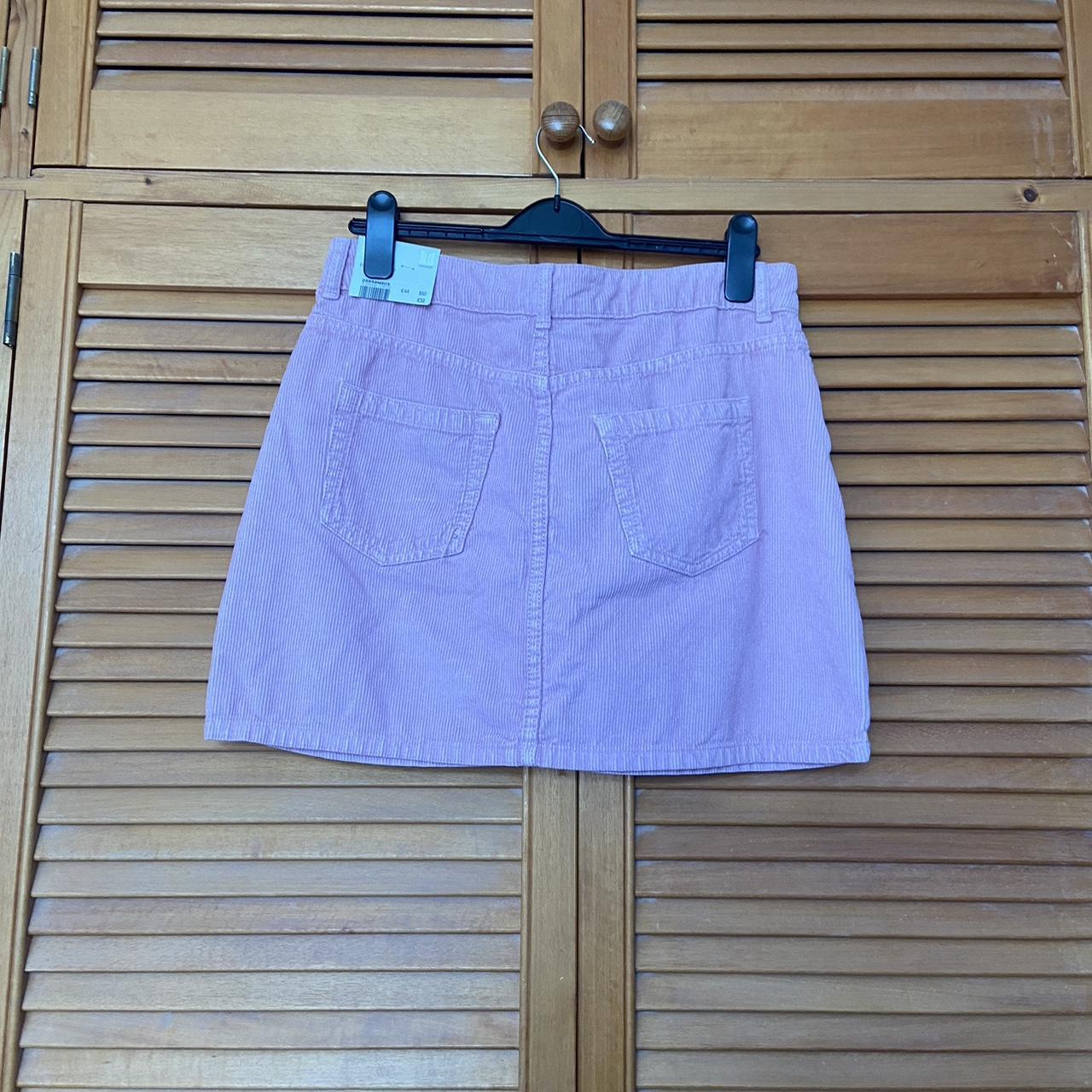 Topshop corduroy light pink skirt. Brand new with... - Depop