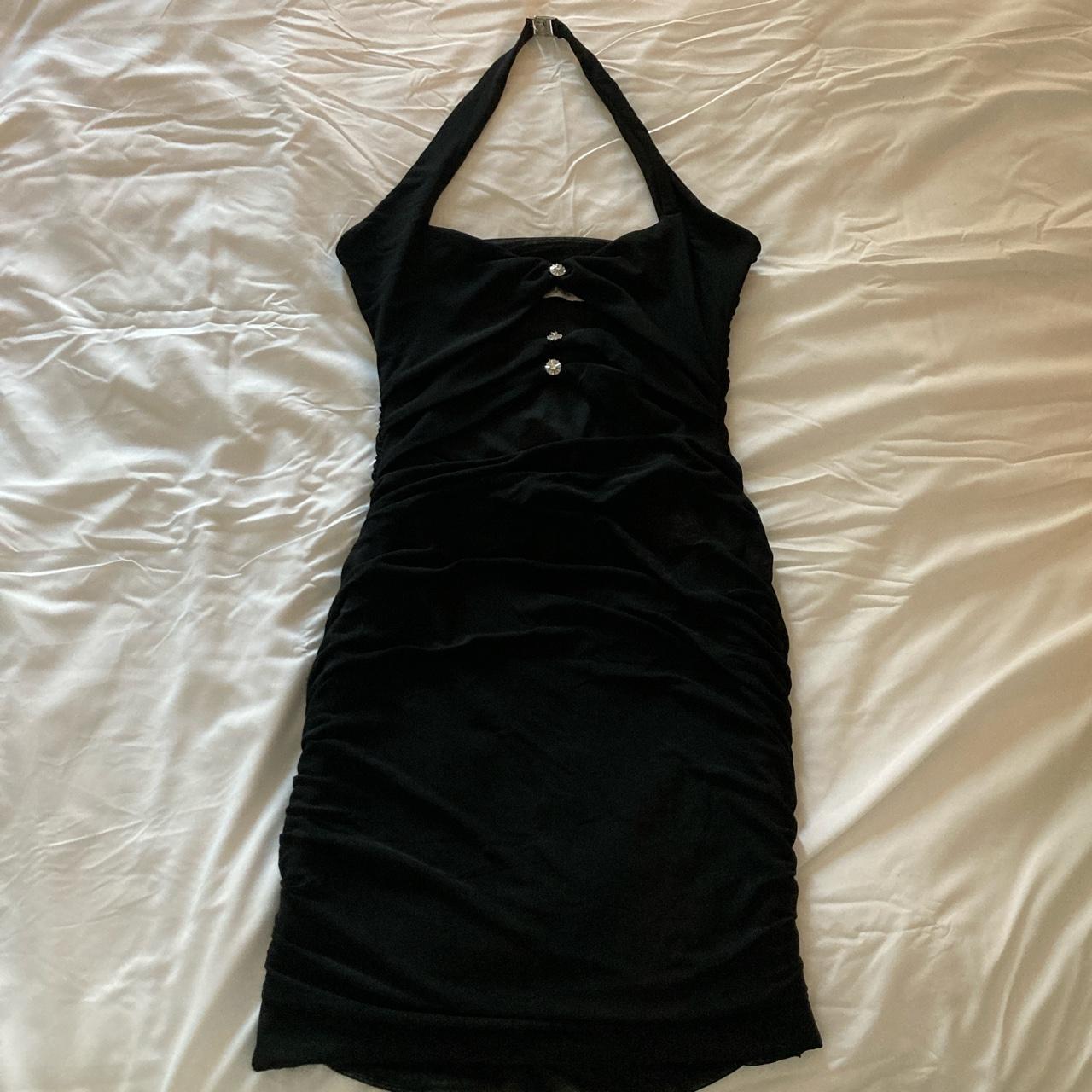 GORGEOUS OH POLLY cut out mini dress in black.... - Depop