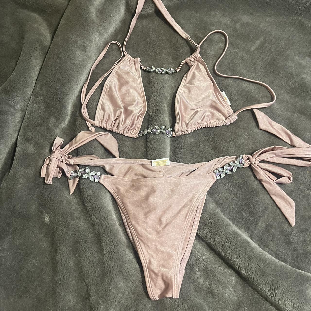 Pink Bahimi bikini Small fitting, for ref I am a... - Depop