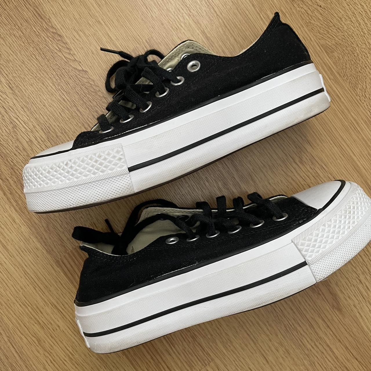Platform converse Size 3 converse pumps... Depop