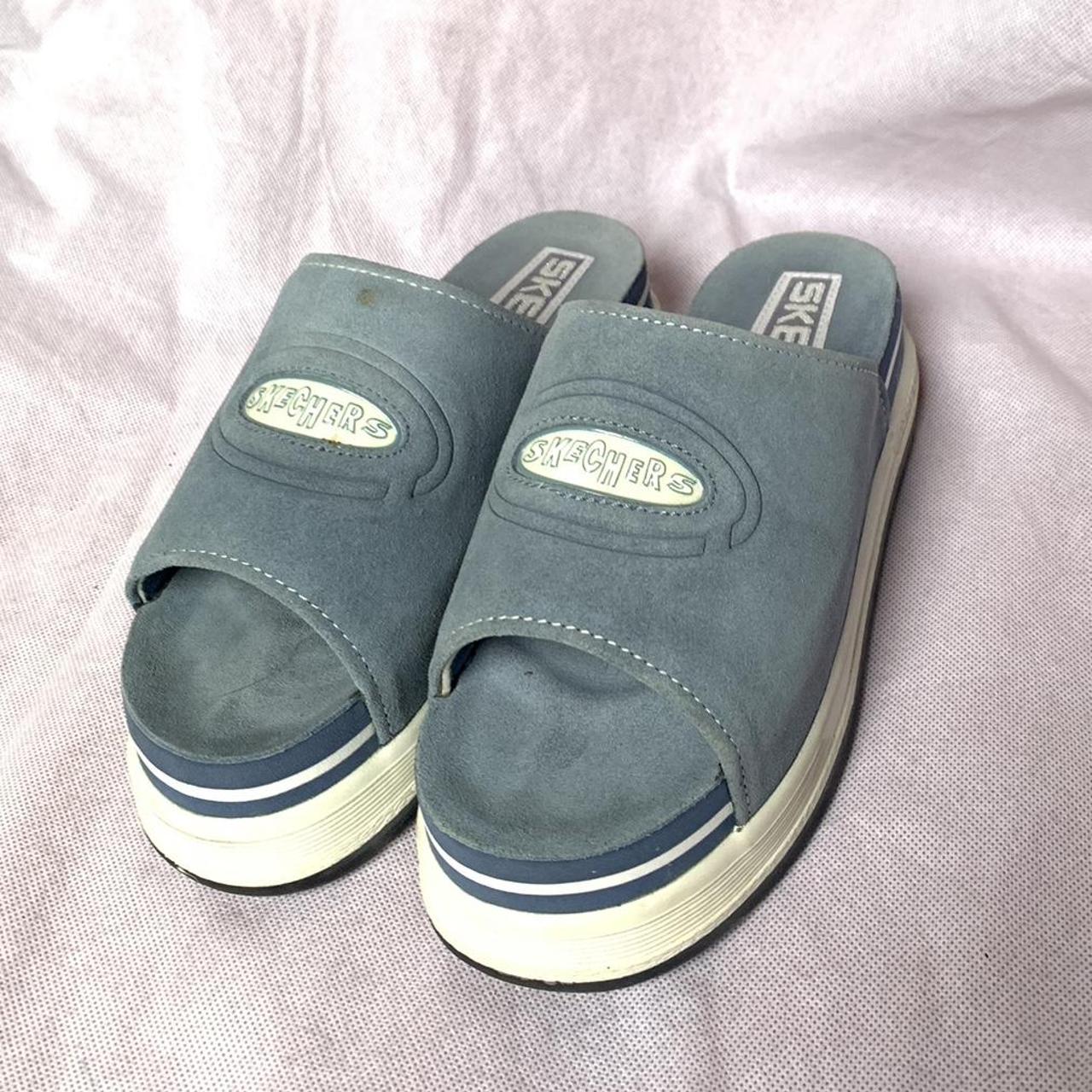 💿 90s 00s Skechers Flatform Sandals Sick vintage... - Depop