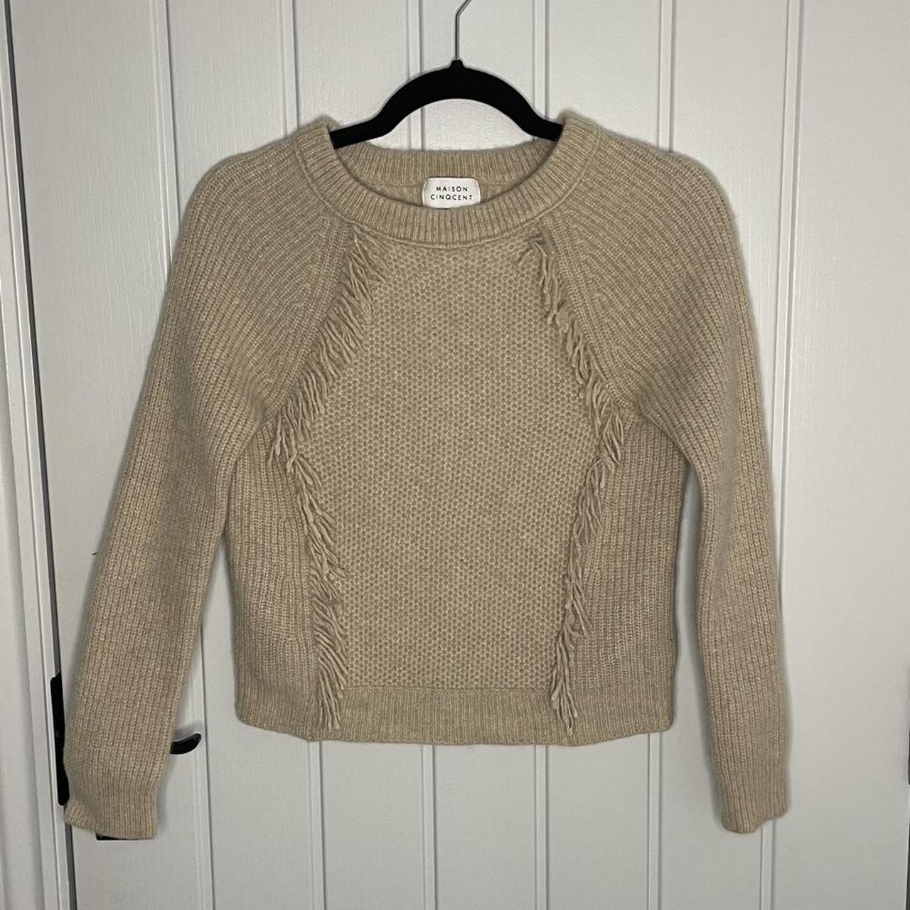 Maison Cinqcent pure cashmere beige sweater The. Depop