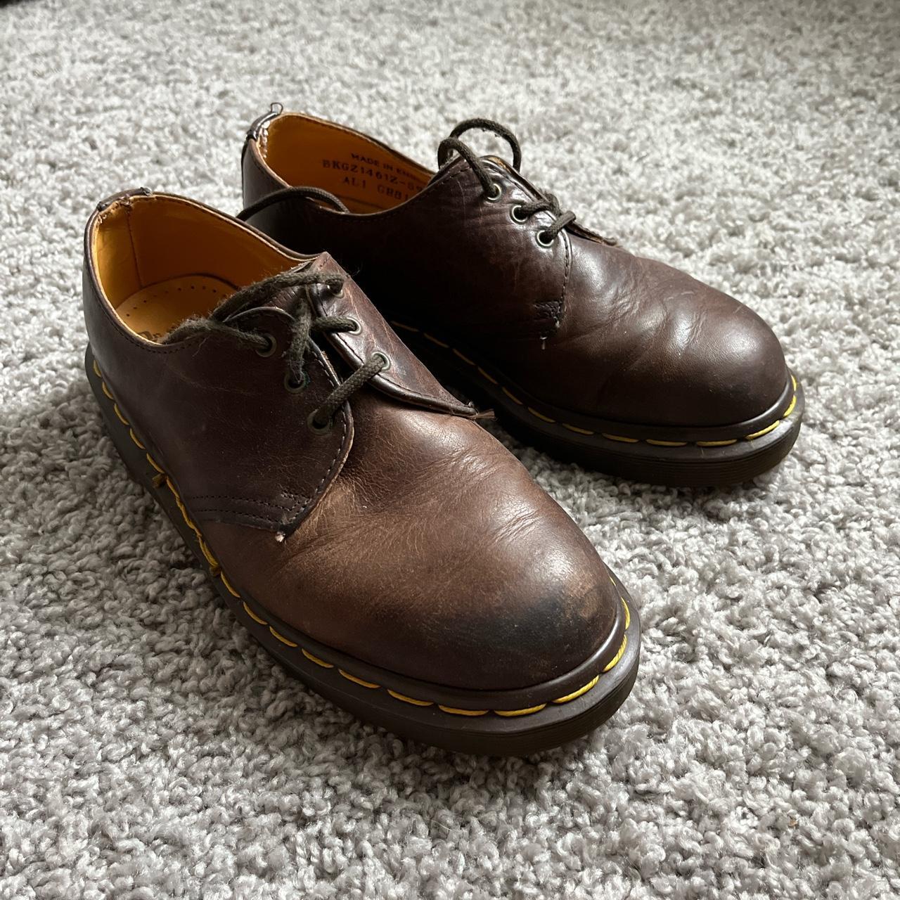 Dr Martens Women S Brown Oxfords Depop