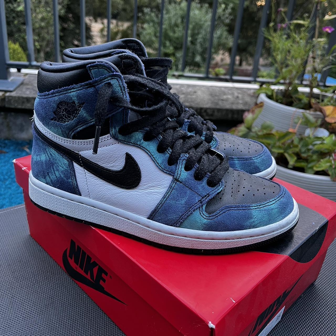 Womens shops Air Jordan 1 highs Tie Dye