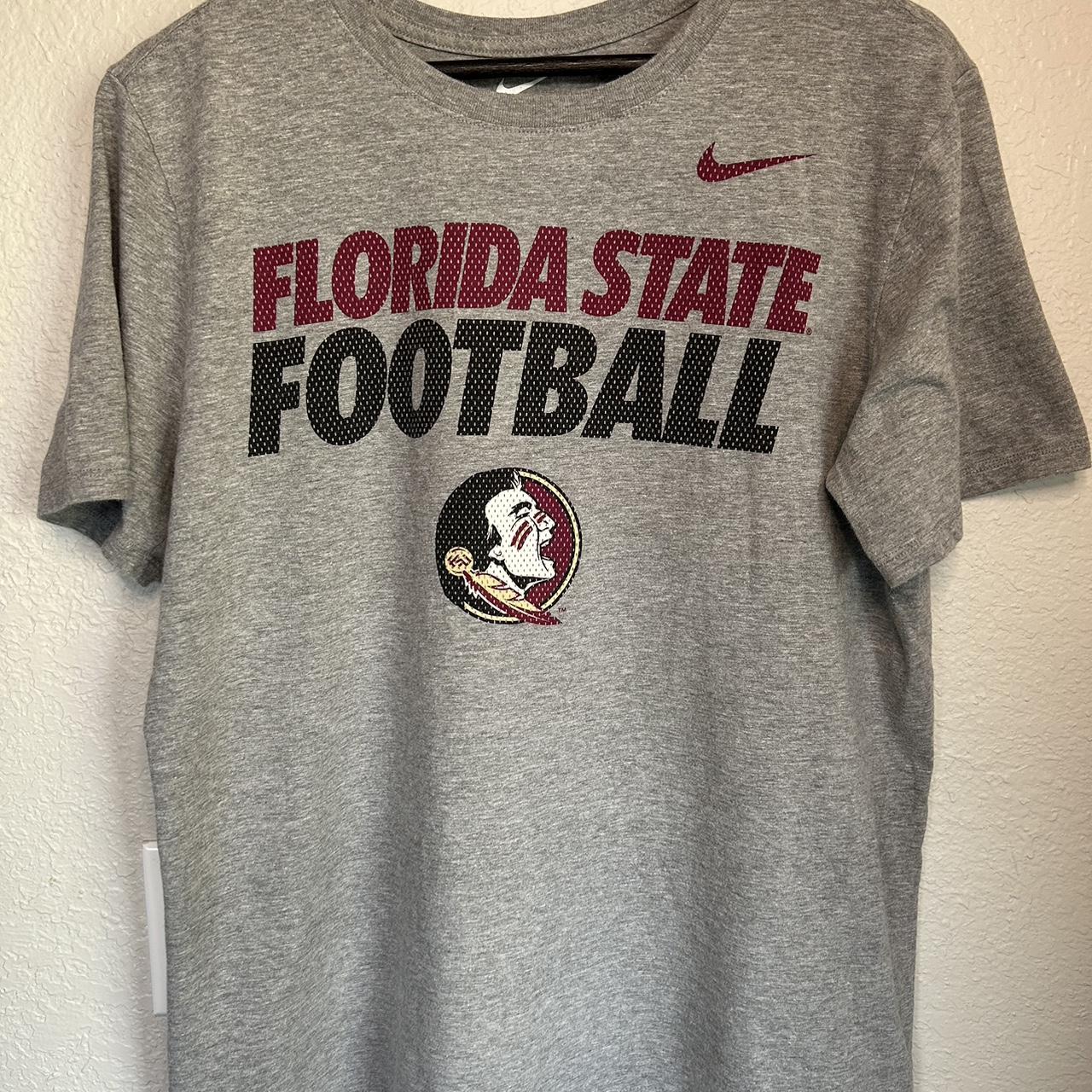 Nike Florida State Football Shirt Adult Size Large FSU - Depop