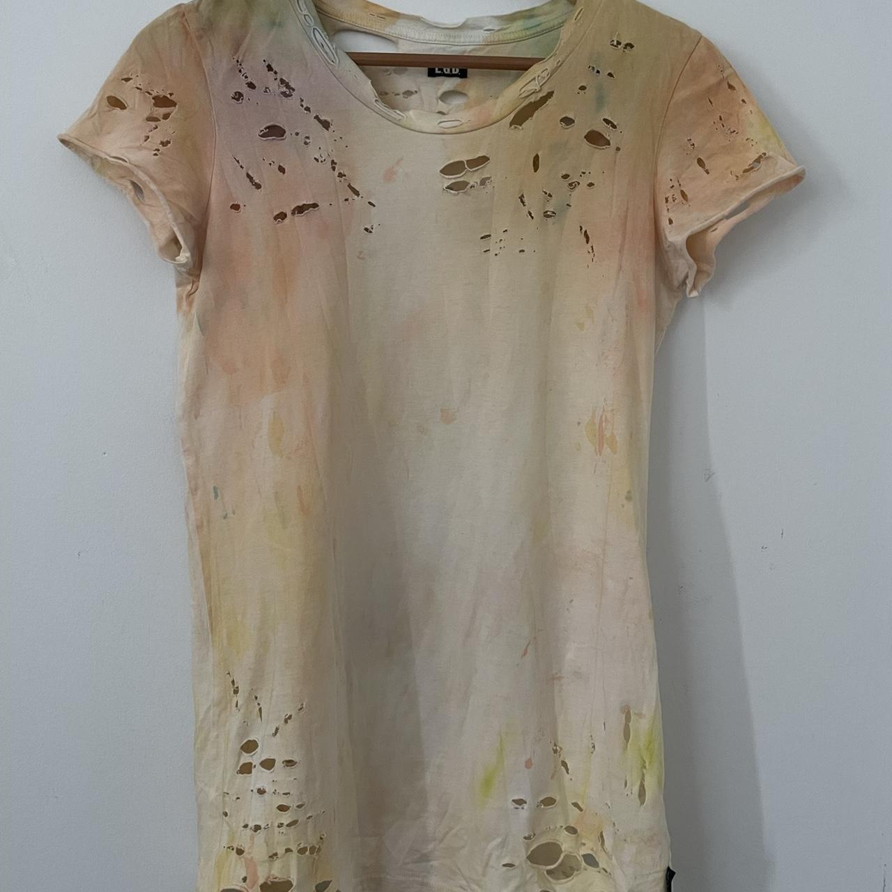lgb distressed ripped forbidden fruit t shirt. sad | Depop