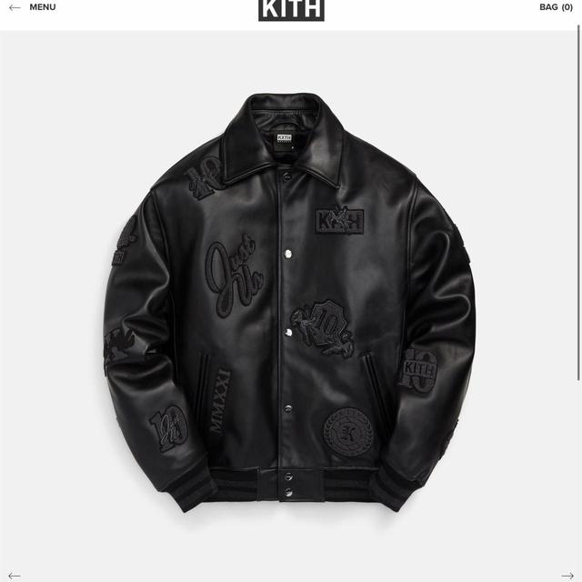 Kith Leather Coaches Jacket - Monarch #kith - Depop