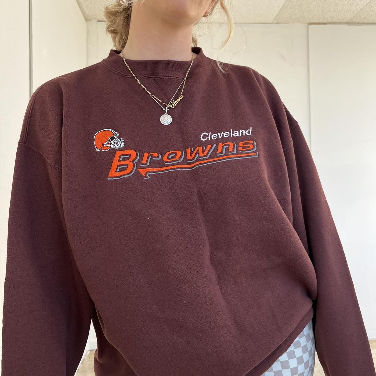 Vintage NFL Cleveland Browns Embroidered Crewneck Sweatshirt