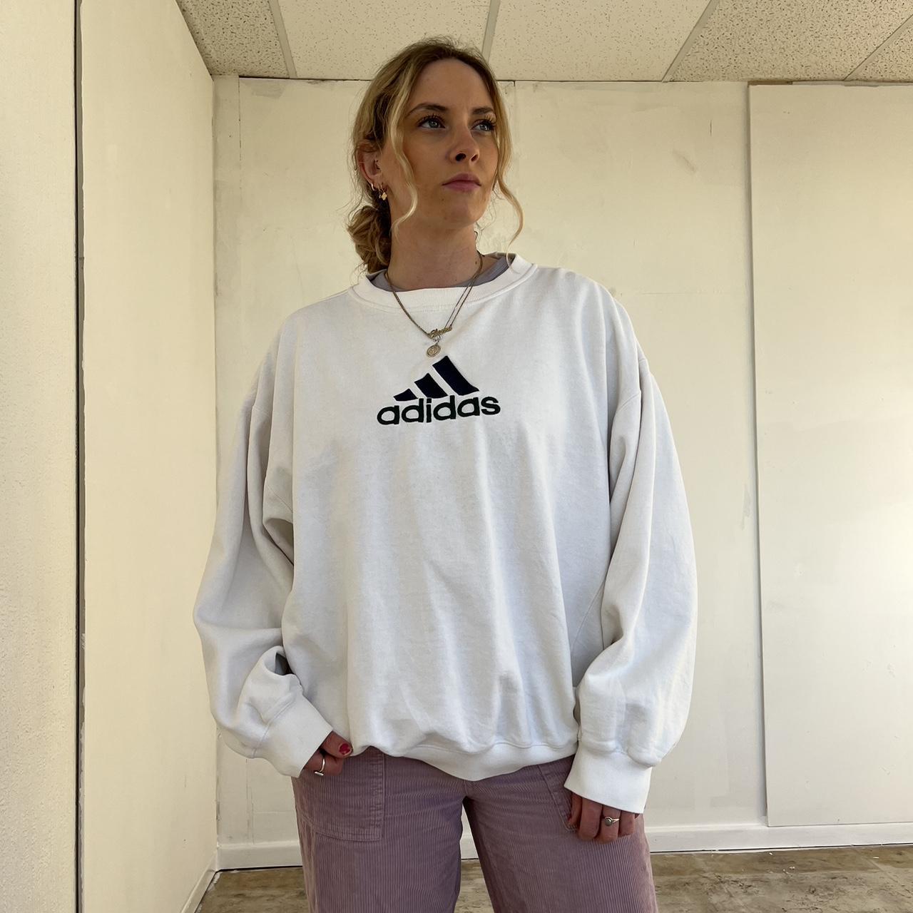 Adidas hotsell cream sweatshirt