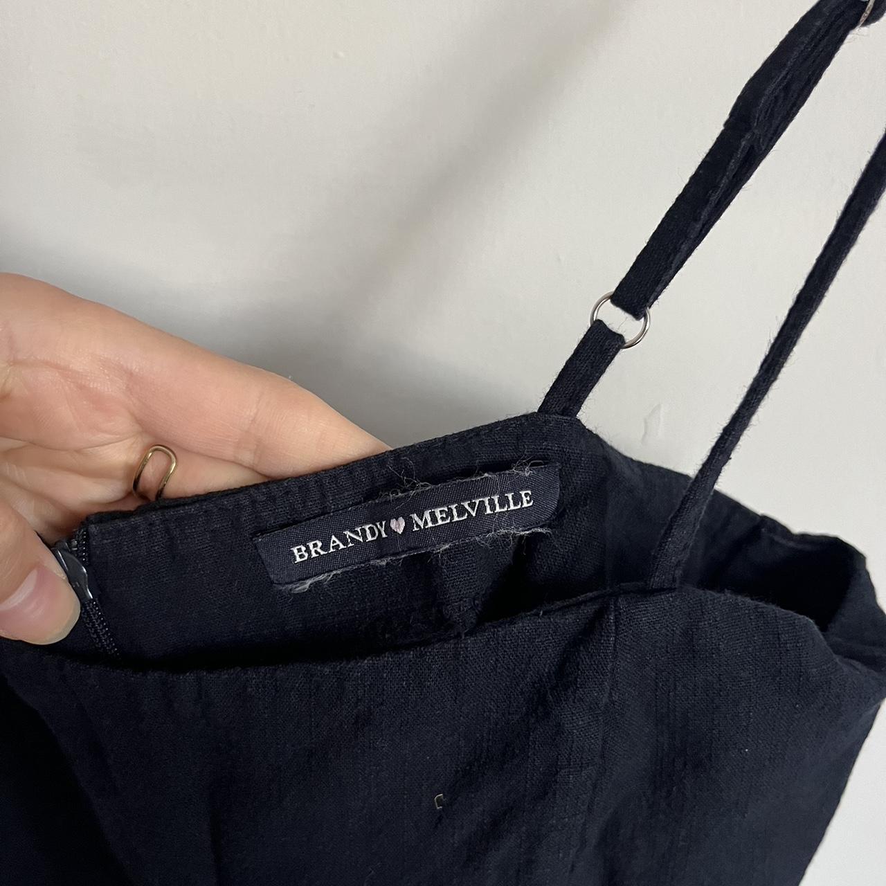 Brandy Melville Women's Navy Dress Depop