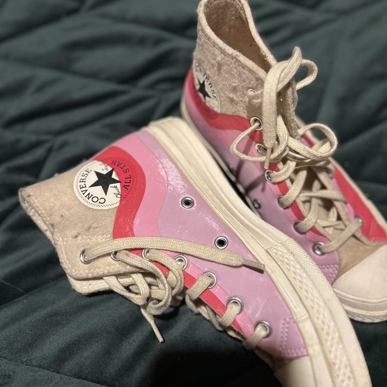 Converse size deals 5 pink