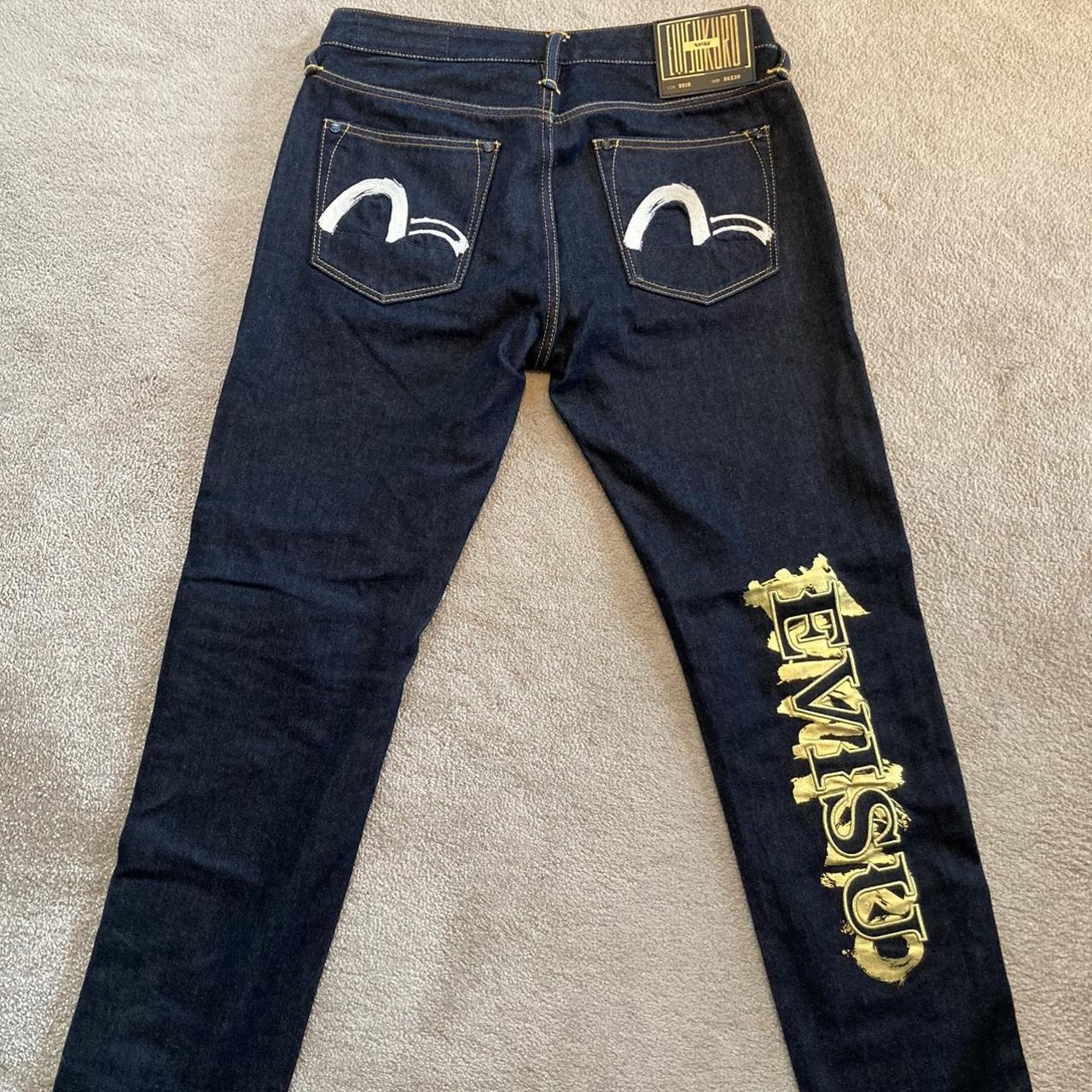 Mens Evisu Kuro jeans Size 30x30 waist Great... - Depop