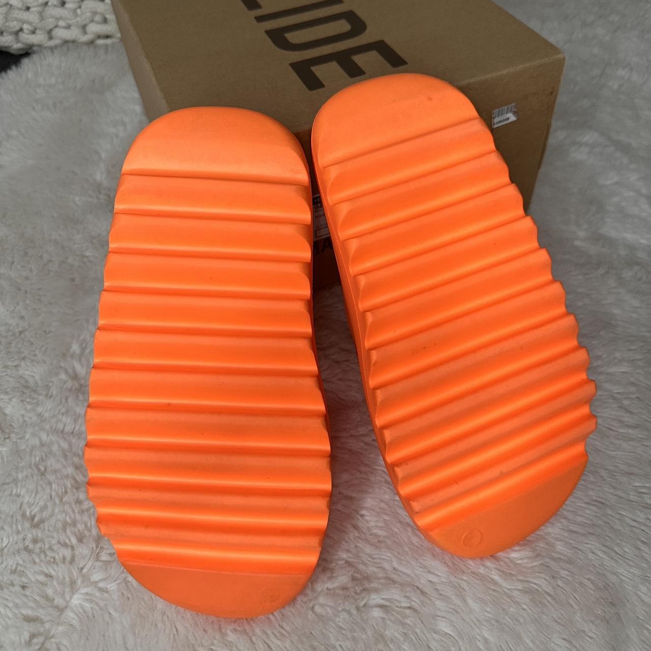 yeezy orange slide