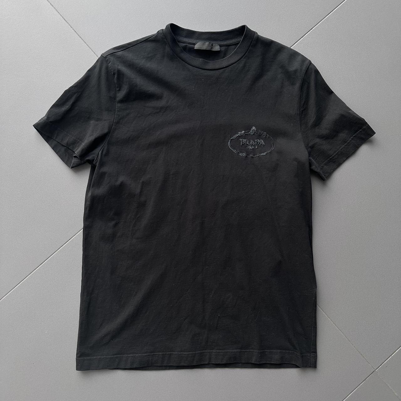 Men's black hotsell prada t shirt