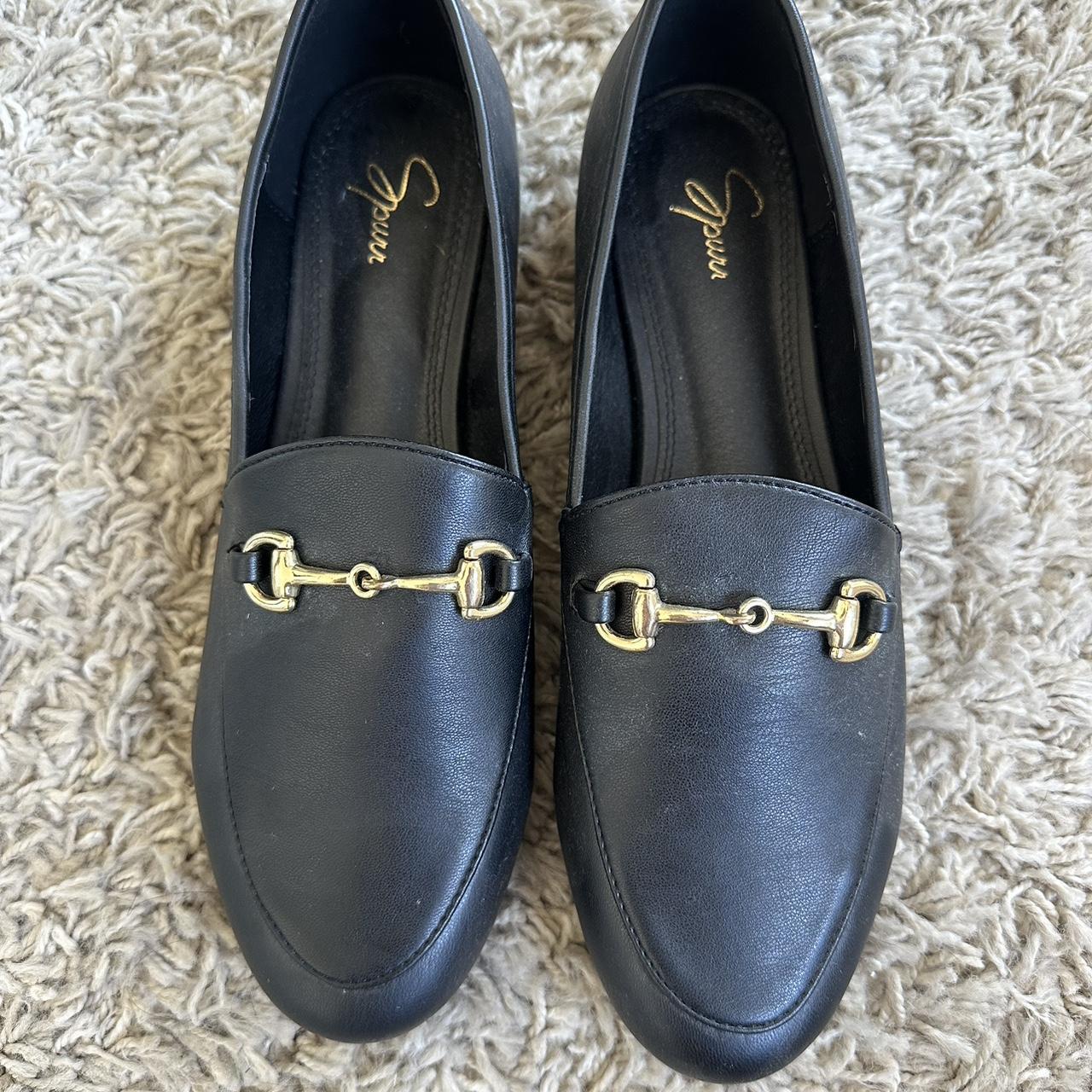 Spurr Sabinah Loafers Black flat loafers Size 9 womens - Depop