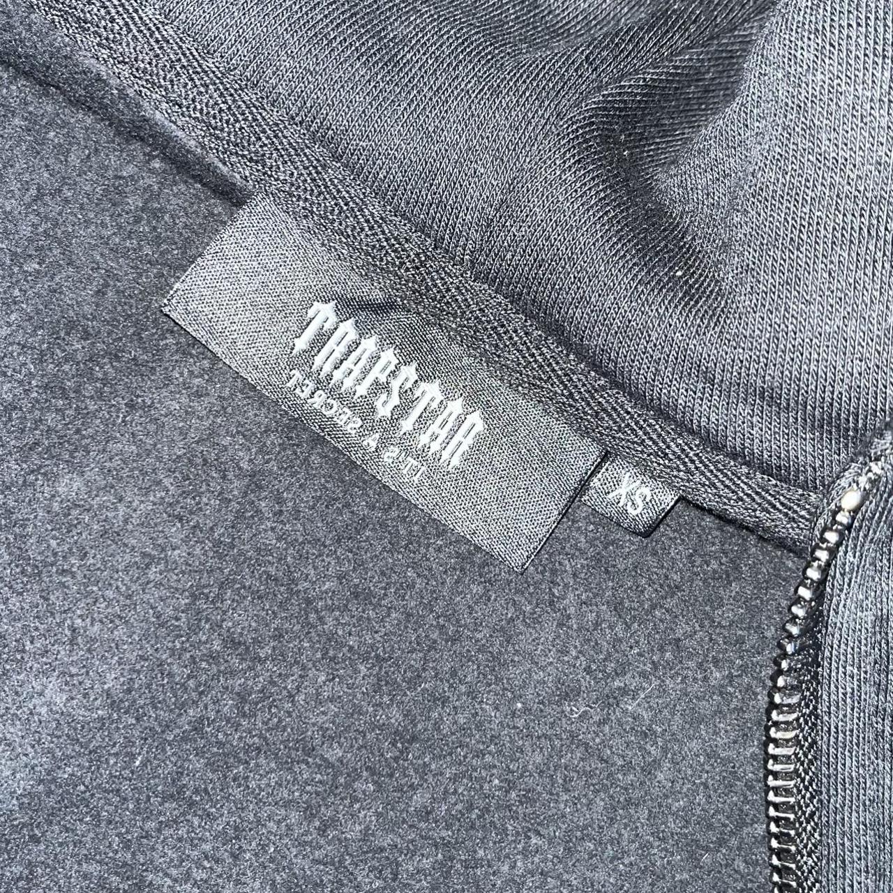 Trapstar Wildcard Chenille Hoodie Black Monochrome... - Depop