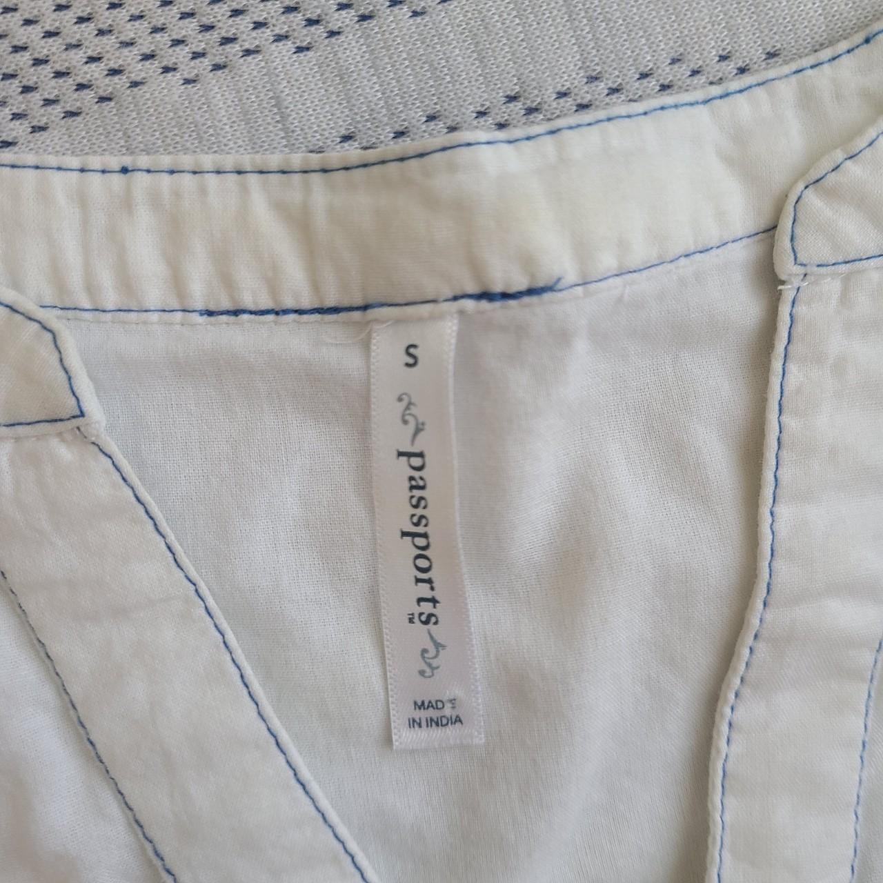 Passports Bohemian Peasant Boho Floral Top BRAND... Depop