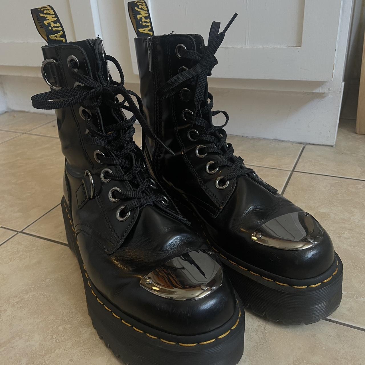 JADON BOOT TOE GUARD LEATHER PLATFORMS 11 US Men’s... - Depop