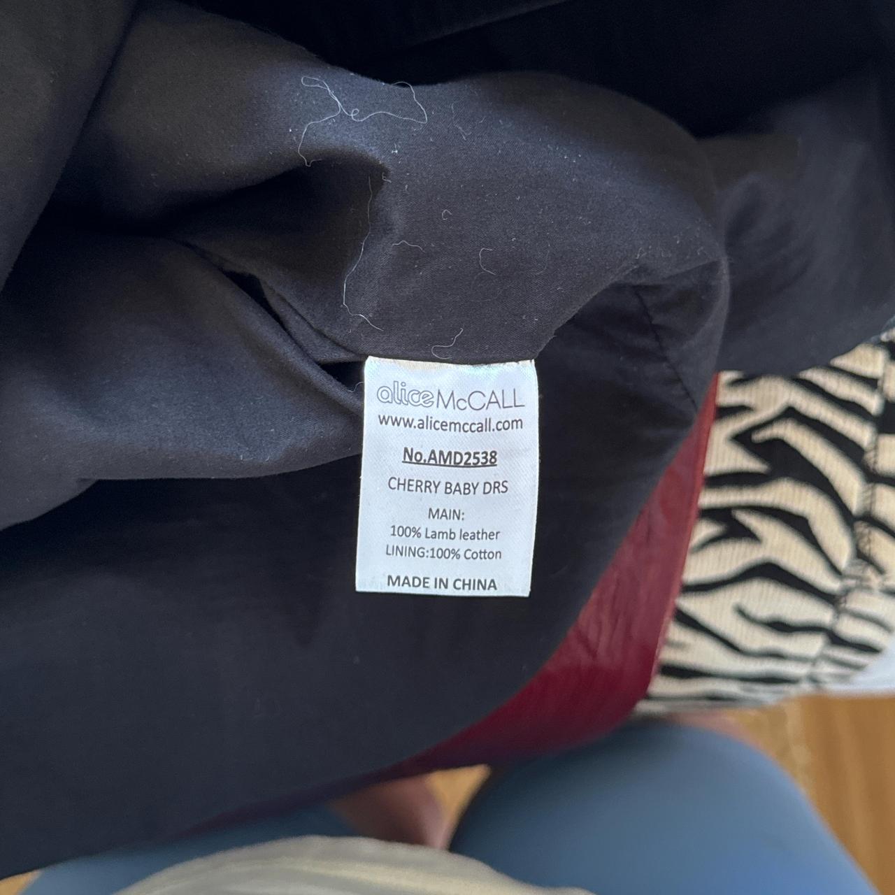 Alice McCall Black Cherry Baby Mini Dress ONLY Depop