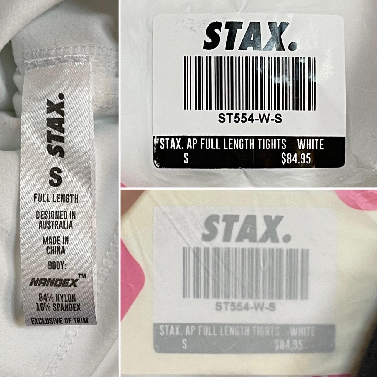 Stax Australia Anna Paul White Pink Full Length High - Depop