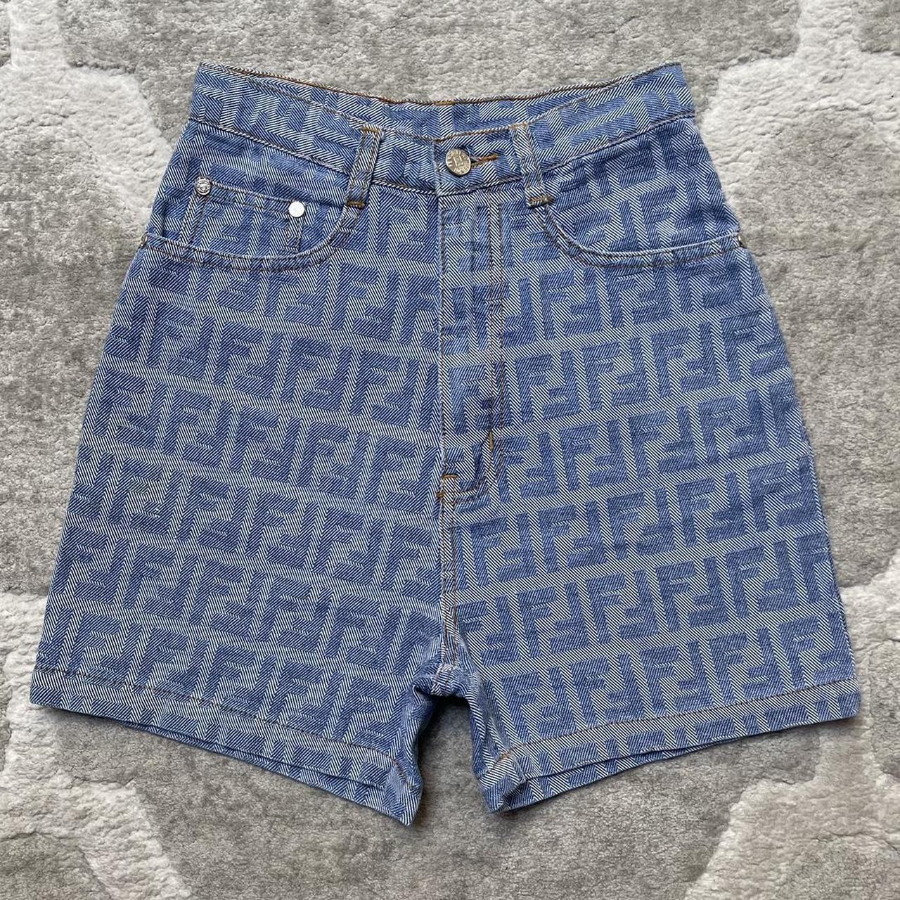 Blue clearance fendi shorts