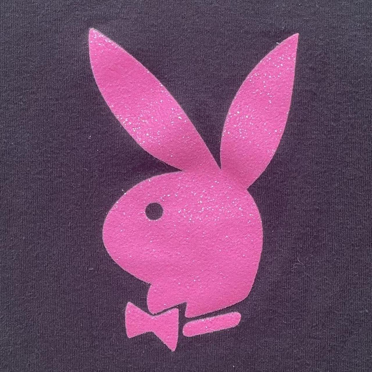 Vintage Playboy Bunny Logo Black Red PJ's Satin - Depop
