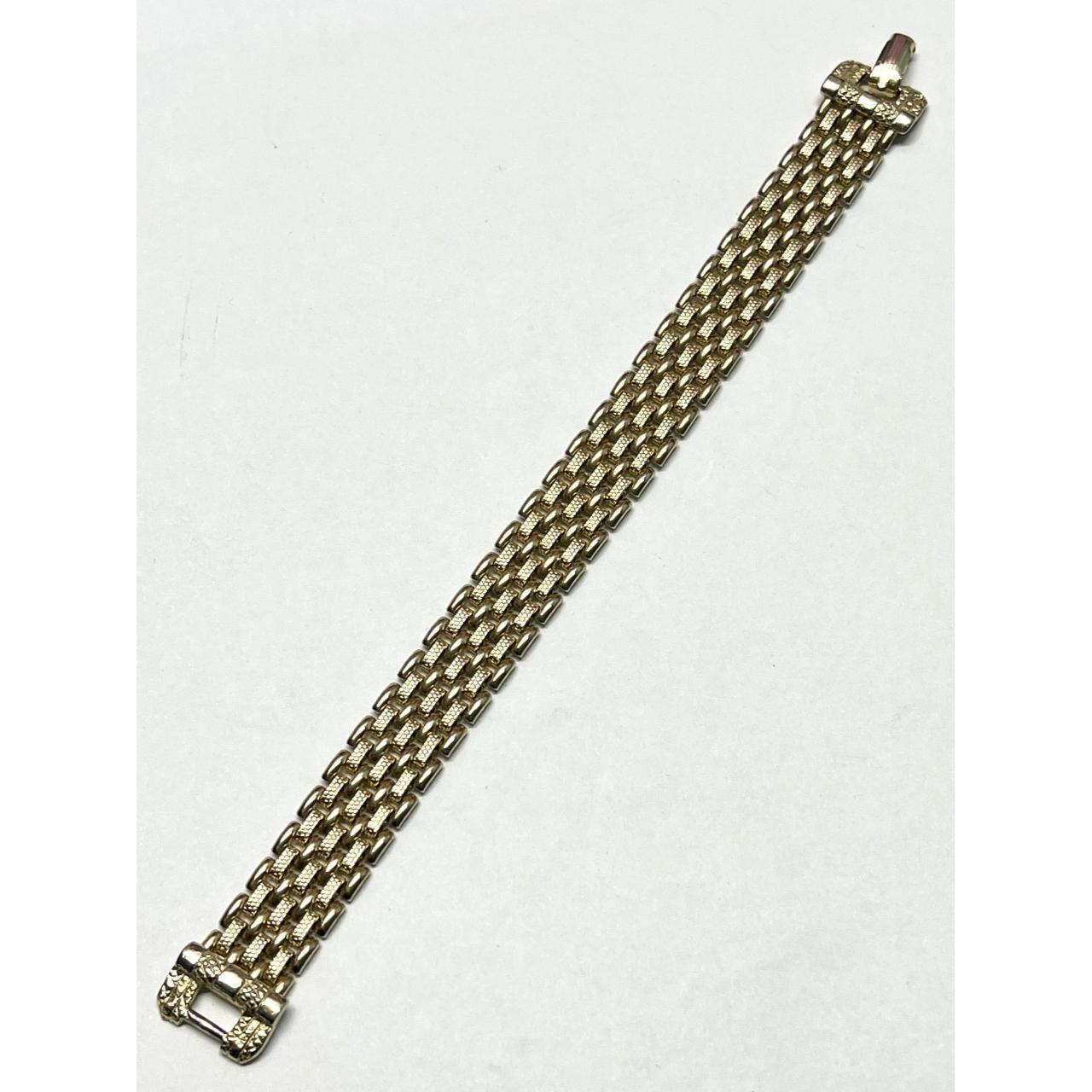 Vintage Goldette gold chain bracelet. Marked | Depop