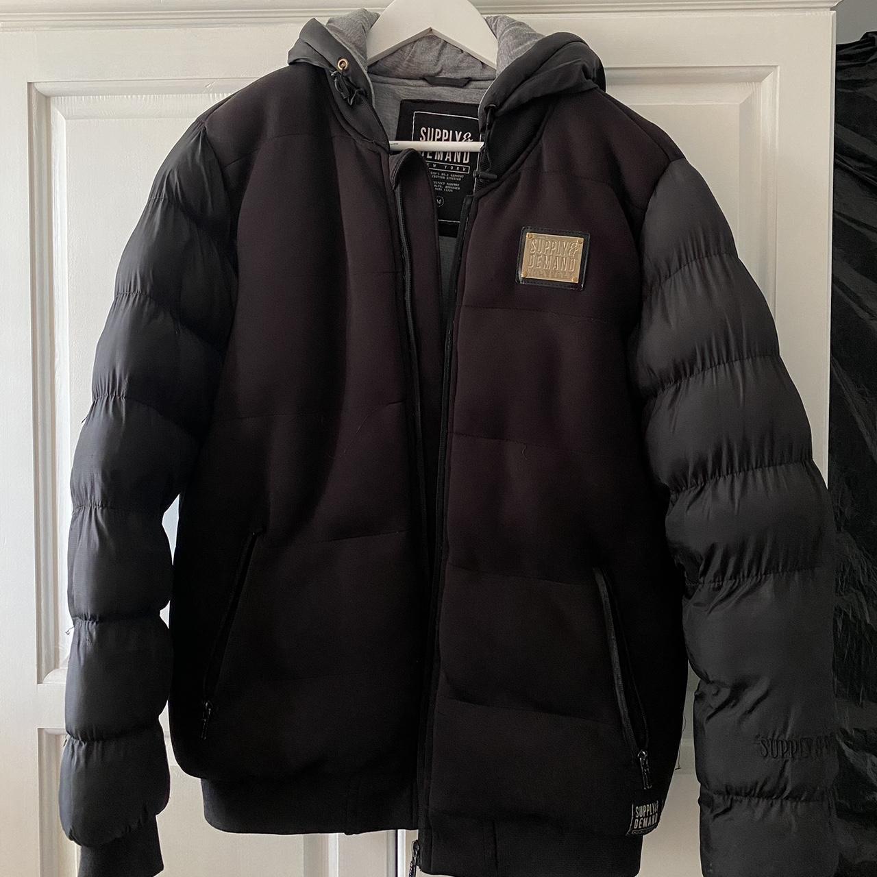 Supply & Demand Puffer Jacket Coat Men’s UK M - Depop