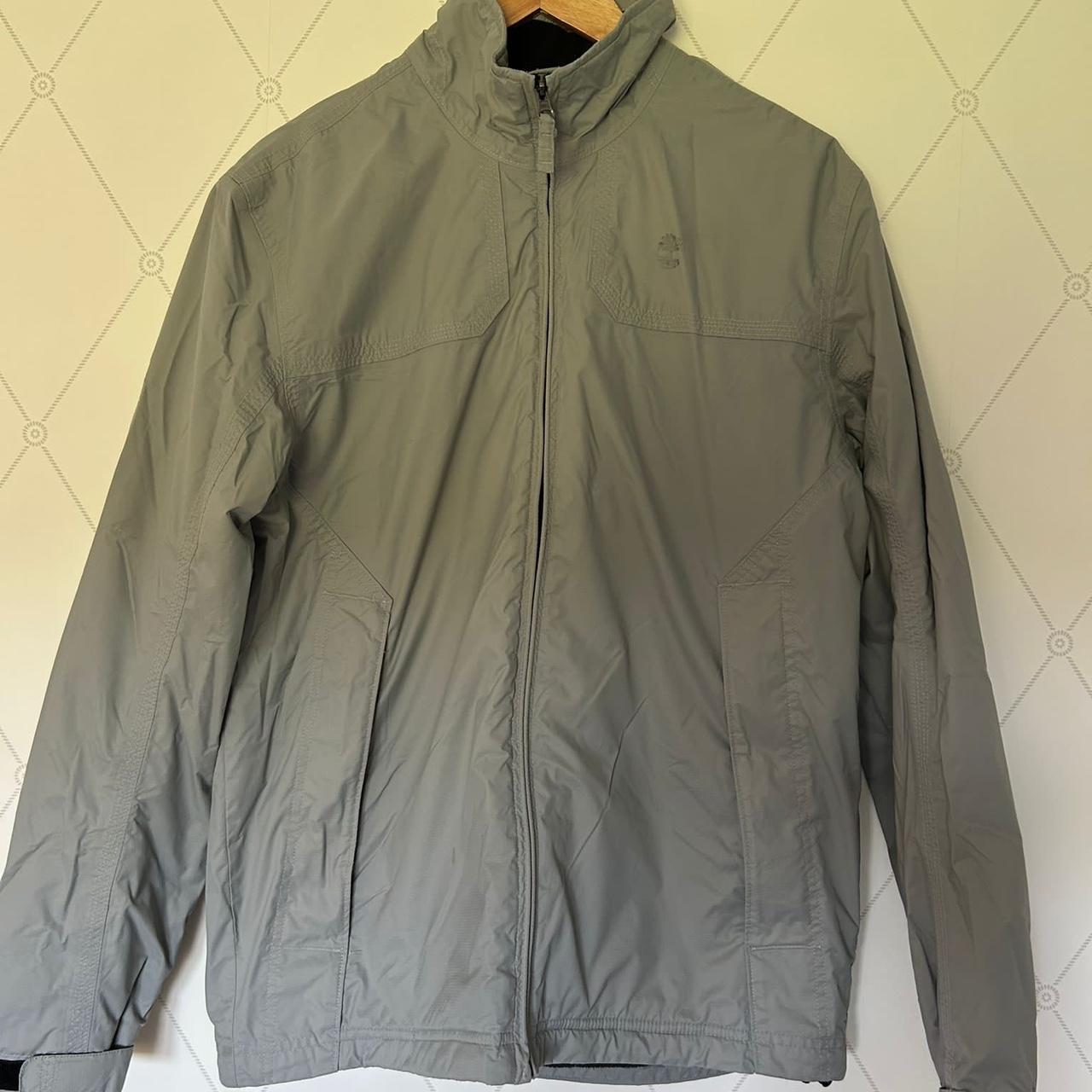 Timberland Grey Jacket, waterproof #timberland... - Depop