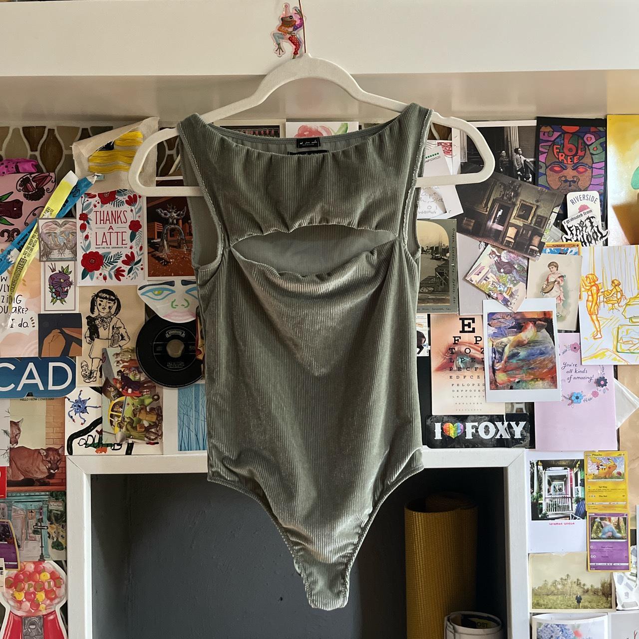 Sage lingerie bodysuit