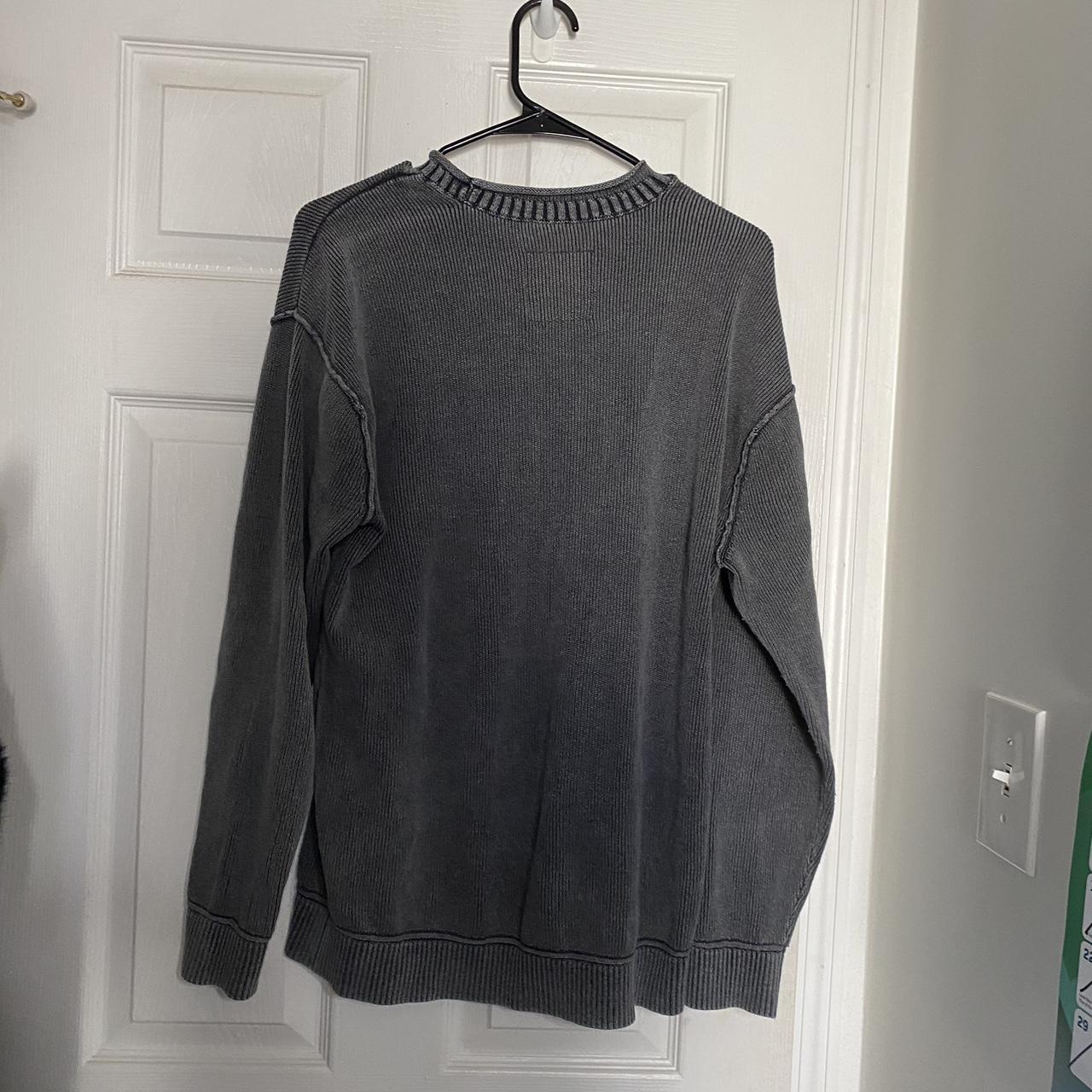 grey hollister sweater 🕷️ - size: medium (i think... - Depop